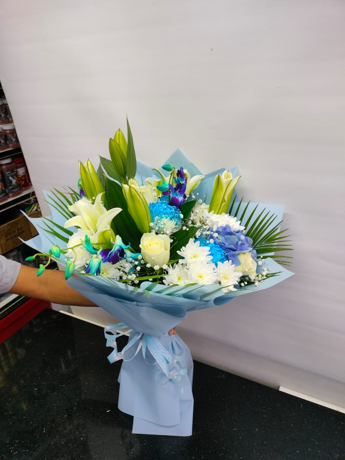 Blue Serenity Bouquet Blue Serenity Bouquet