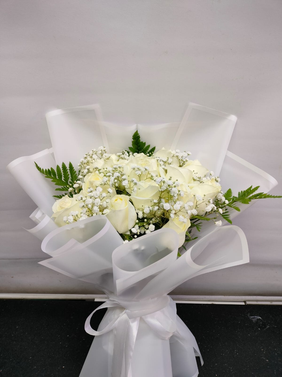 Pure White Romance Bouquet