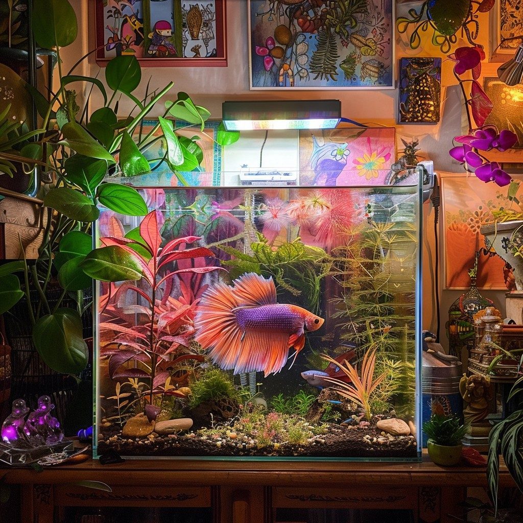 Vibrant Aquarium Life
